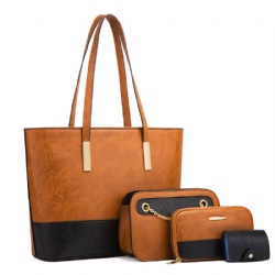Fashion color contrast womens bag Womens handbag shoulder crossbody bag vintage socialite shoulder tote