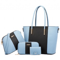 Fashion color contrast womens bag Womens handbag shoulder crossbody bag vintage socialite shoulder tote